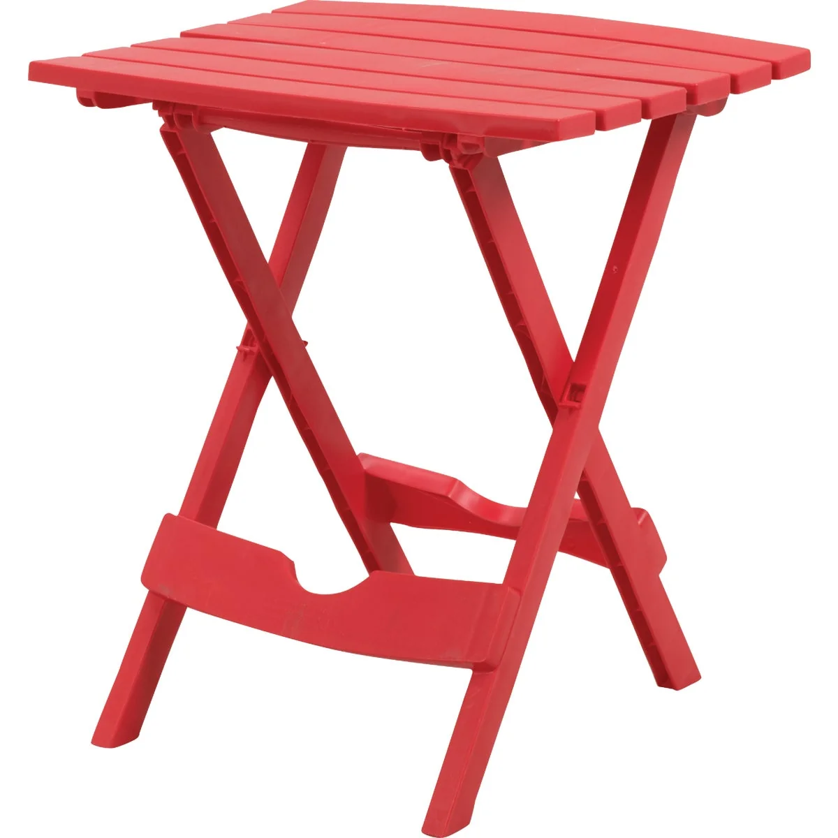 Quality Adams Quik-Fold Cherry 15 In. x 17.5 In. Rectangle Resin Folding Side Table Top-Quality