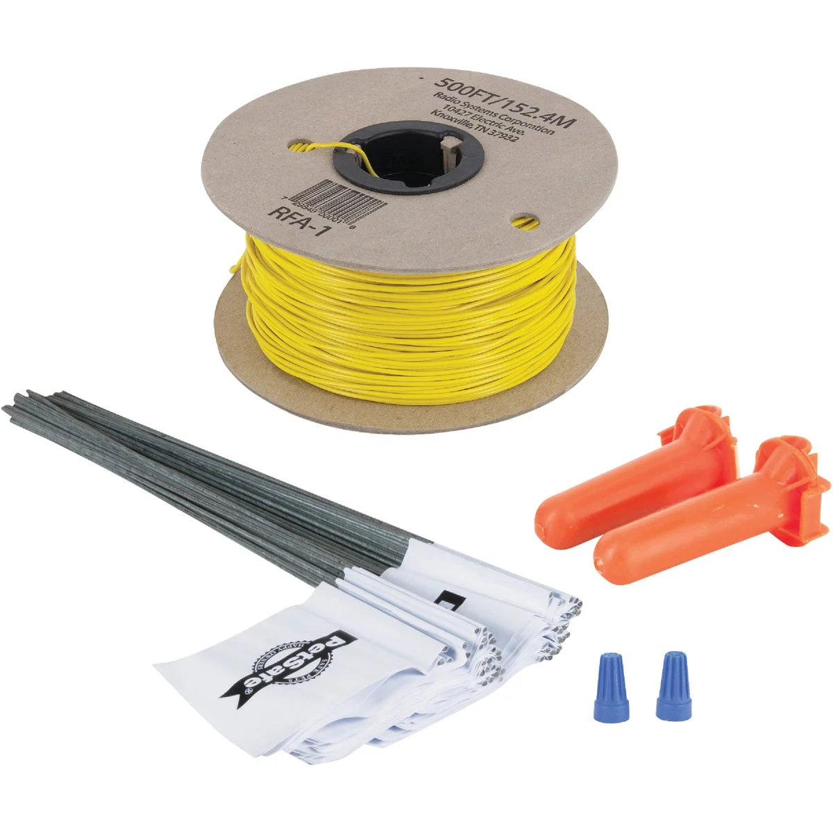 Efficient Petsafe 500 Ft. 20 Ga. Copper Wire 50-Flag In-Ground Fence Expansion Kit Powerful
