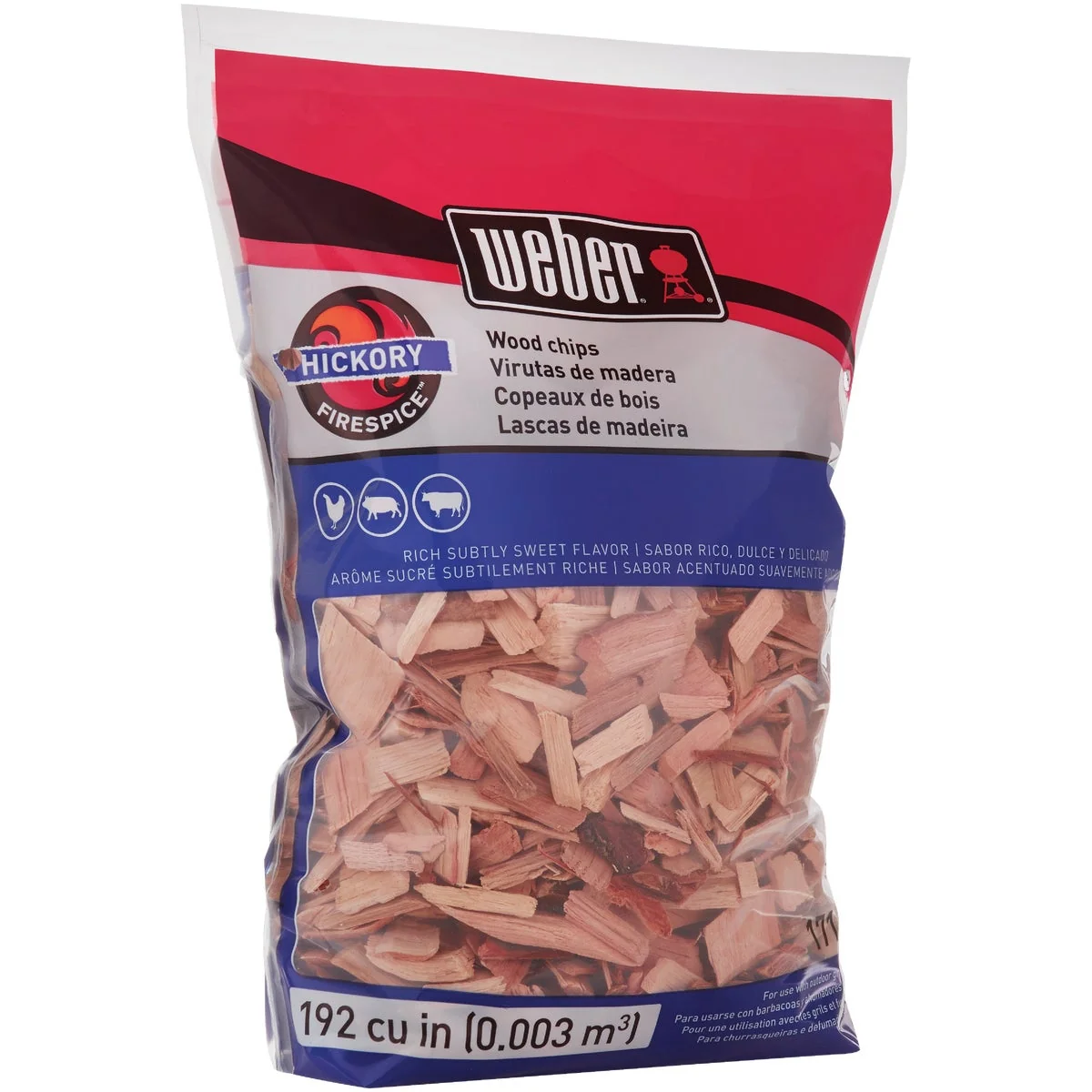 Proven Weber FireSpice 192 Cu. In. Hickory Smoking Chips Top-Quality