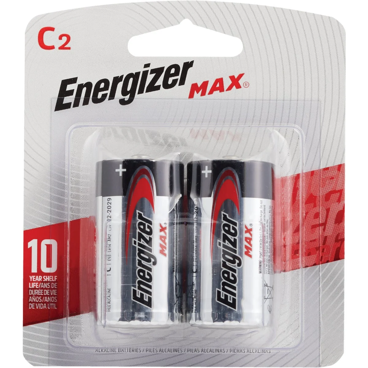 Versatile Energizer Max C Alkaline Battery 2-Pack Trusted