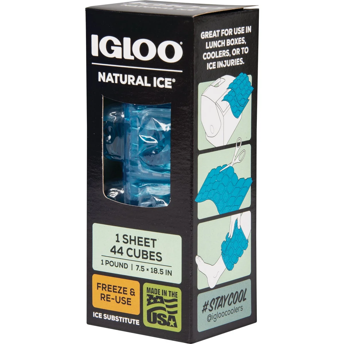 Quality Igloo Maxcold 1 Lb. Blue Ice Cube Sheet Advanced