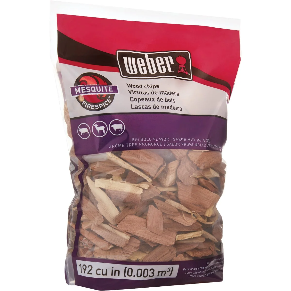 Smart Weber FireSpice 192 Cu. In. Mesquite Smoking Chips Elite