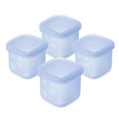 Premium Silicone Baby Food Storage Containers 4pk 4 Count Sustainable