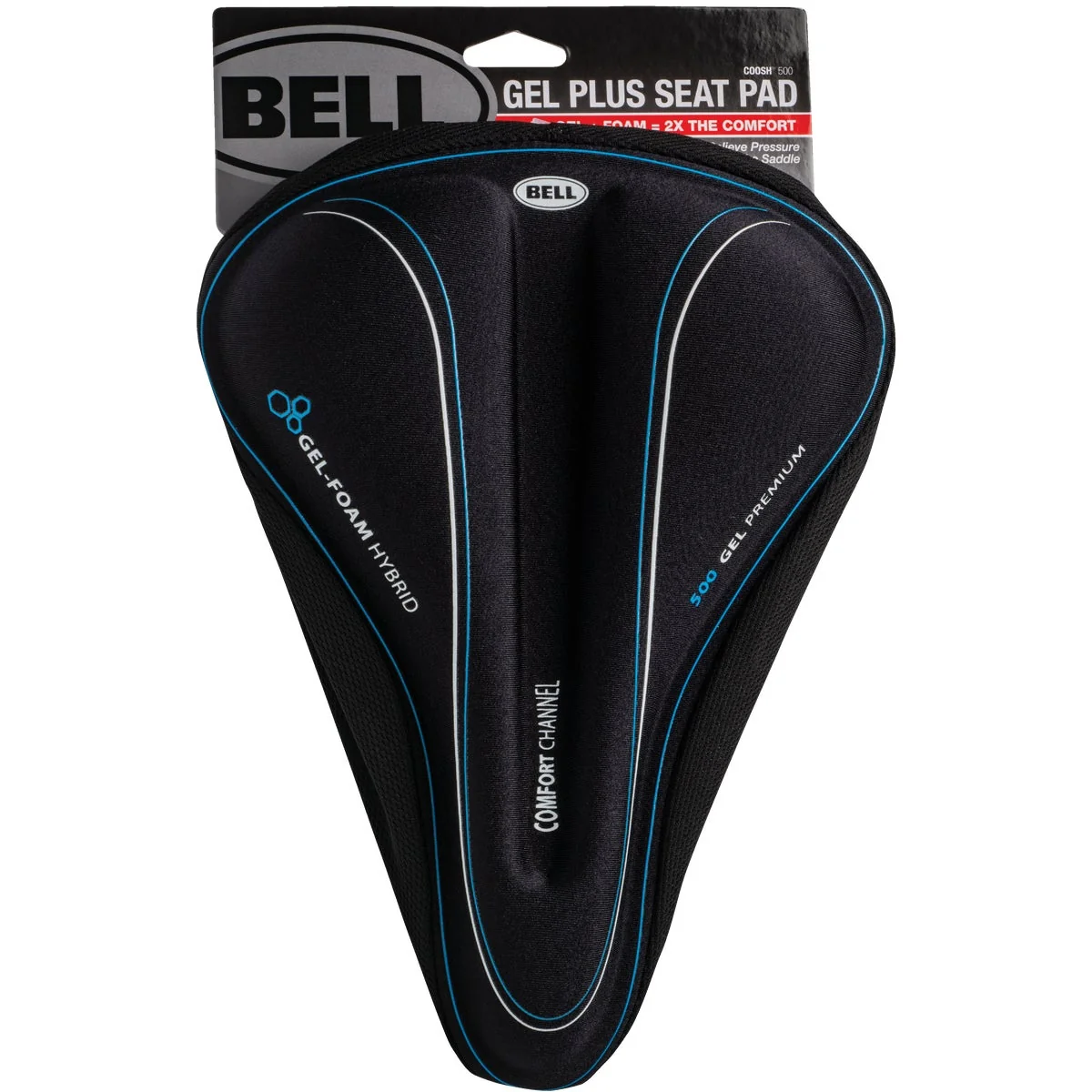 Lightweight Bell Sports GelContour Black Bicycle Seat Cover First-Class
