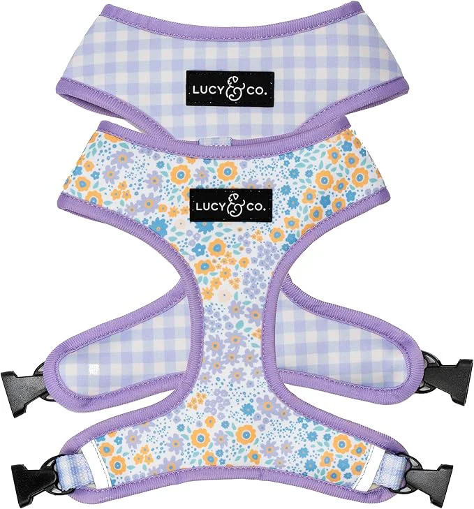 Trusted Lucy Co. Cute Reversible Dog Harness Walking Halter Top-Quality