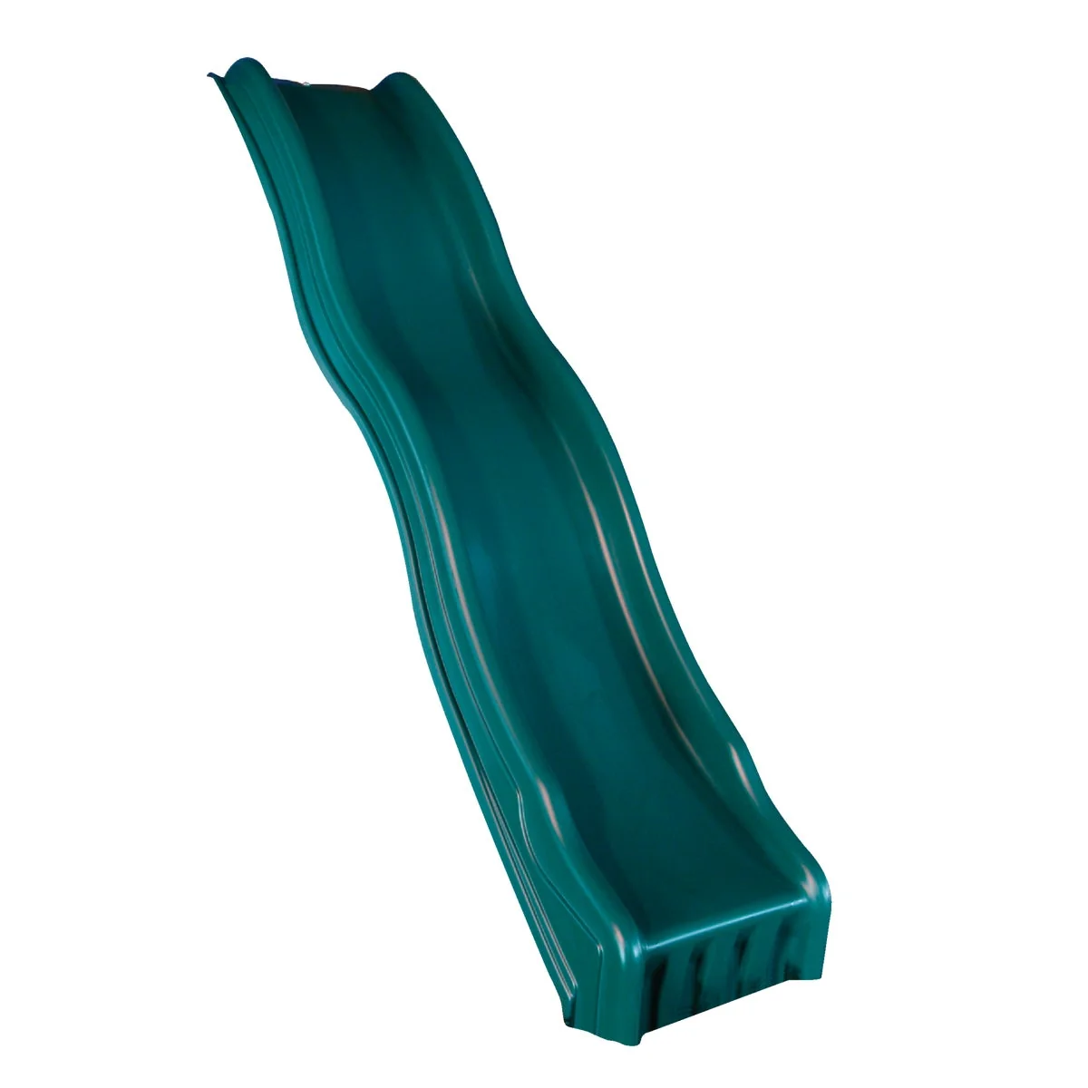 Smooth Swing N Slide Cool 7-1 2 Ft. L. Green Polyethylene Wave Slide Durable