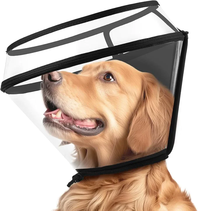 Excellent Dog Cone Collar for After Surgery Transparent Dog Cones for Small Premium