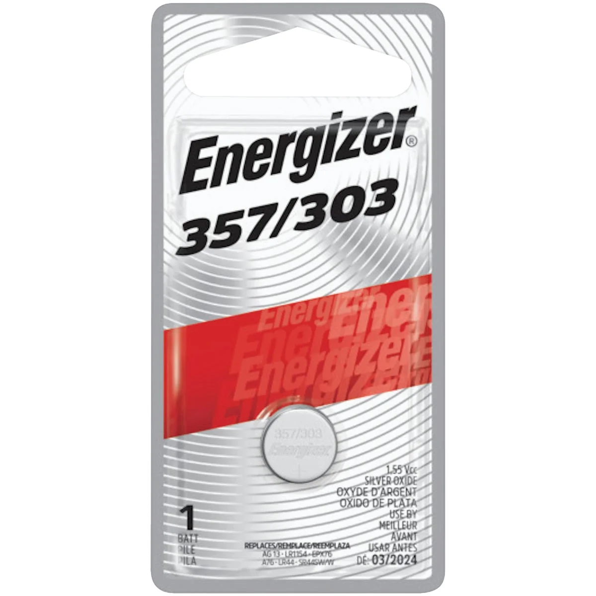 Carefully Designed Energizer 357 303 Silver Oxide Button Cell Battery Consistent