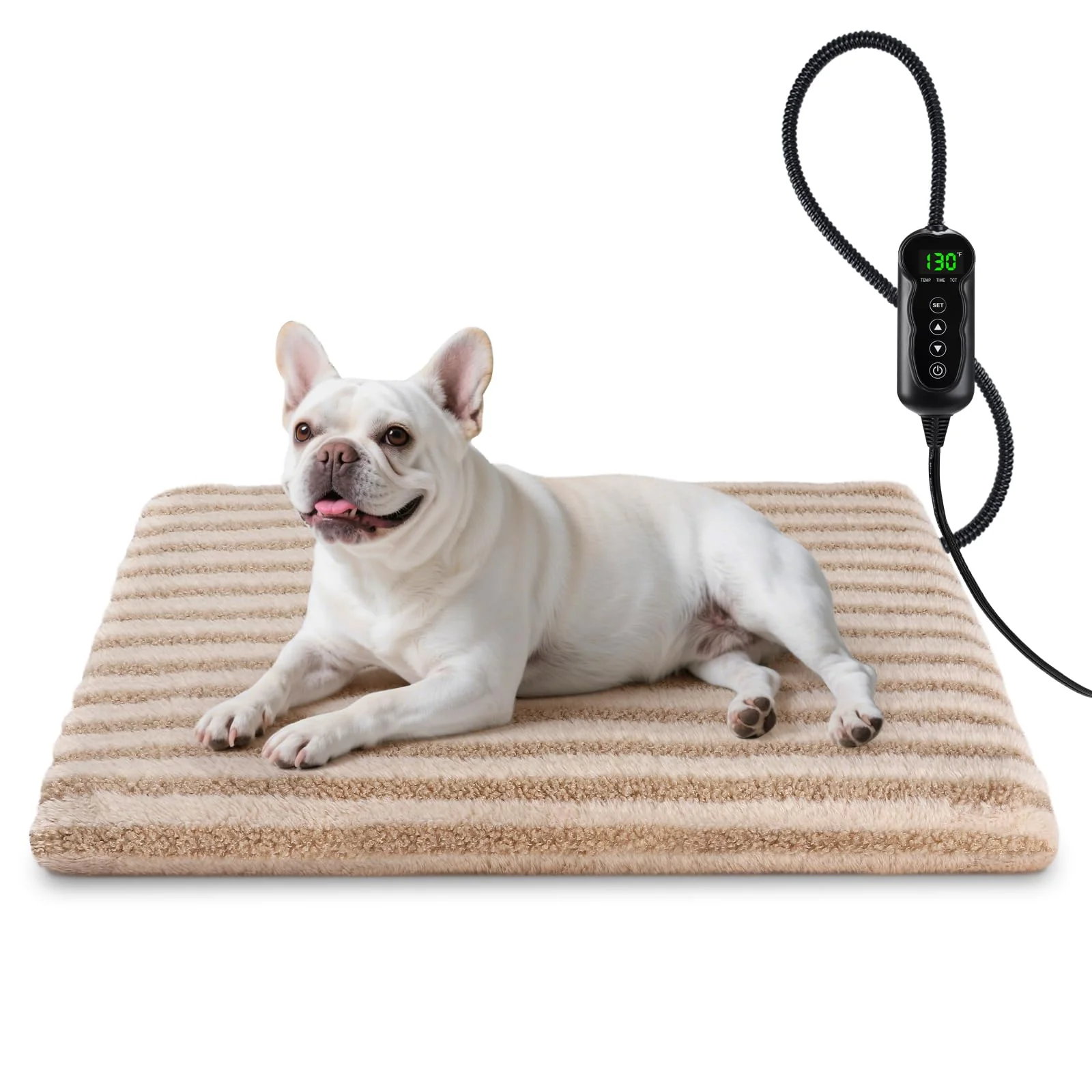 Minimalist SHU UFANRO Pet Heating Pad – 11-Stage Temperature 24H Timer 7-Layer Safety Authentic