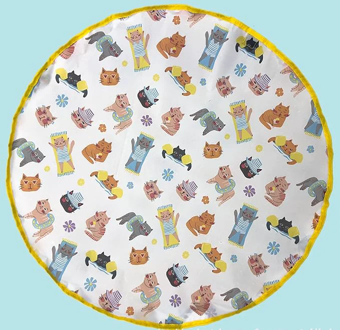 Lightweight Interactive Cat Toys for Indoor Cat Wheel Ball Fast Rolling in Pouch Automatic Cat Toy Motion Activate Chirping Cat Toy Hide and Seek Mouse Catching Game Yellow About This Excellent