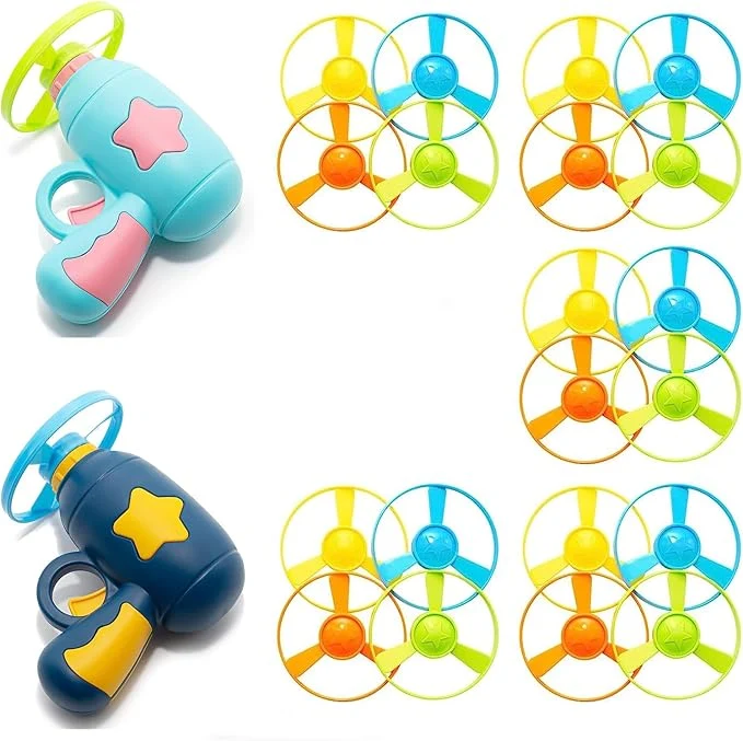 Detailed 22PCS Cat Fetch Toys Interactive Flying Cat Toy with Flying Propellers Cat Kitten Tracks Toy for Training Hunting ChasingAbout This Powerful