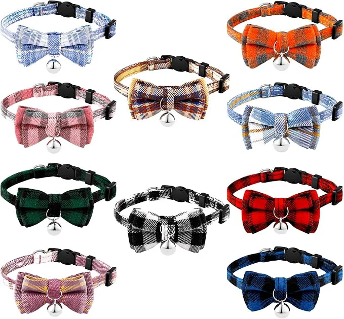 Genuine Weewooday 10 Pcs Breakaway Cat Collar Versatile