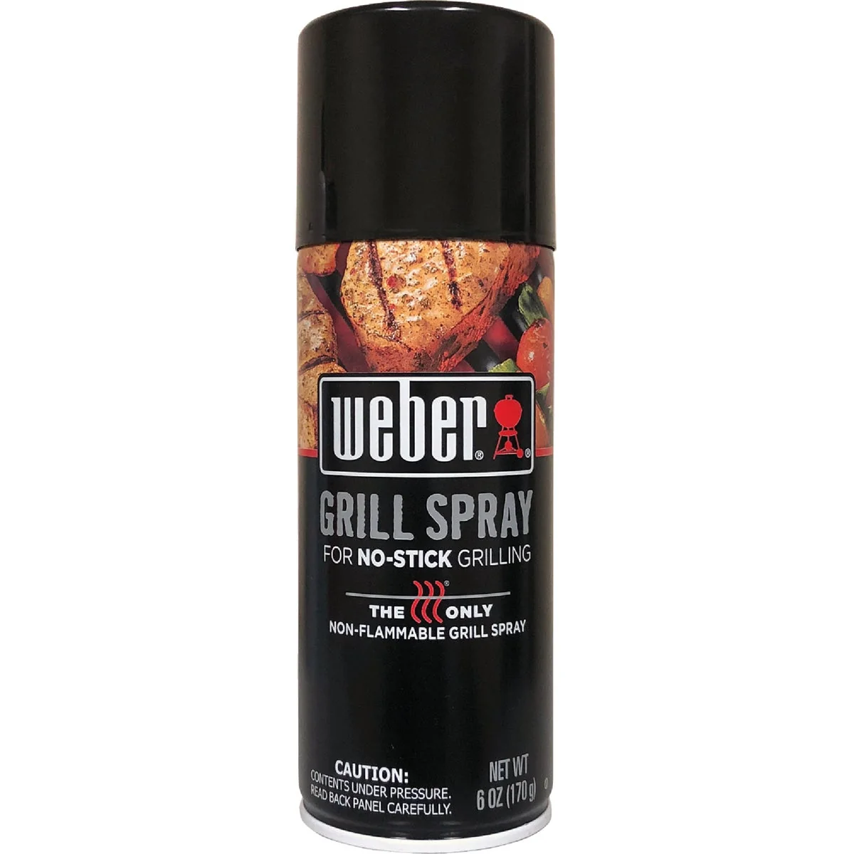 Solid Weber 6 Oz. Non-Stick Grilling Aerosol Spray Pure