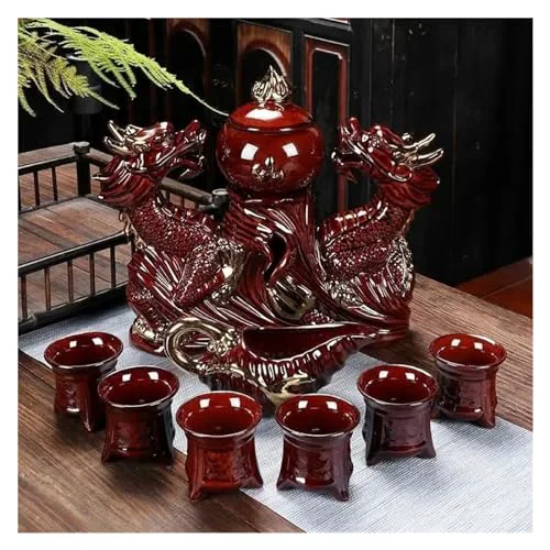 Verified Teacup Set Automatic Tea Bone China Teapot and Cup Travel Teaset for Holiday Gifts Innovative