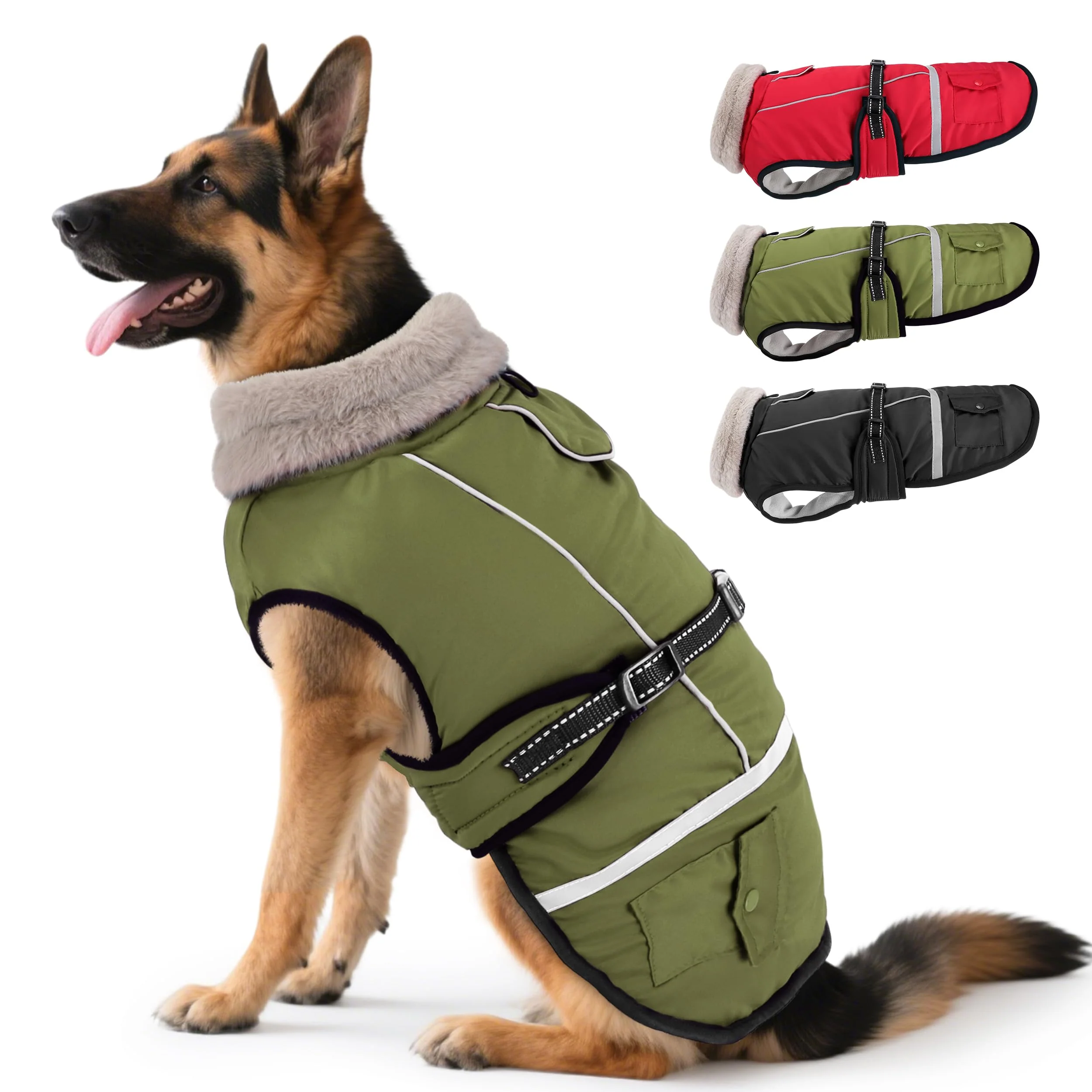 Dependable FURTIME Dog Coat – Warm Reflective Waterproof Winter Jacket for Large Dogs Fine Crafted