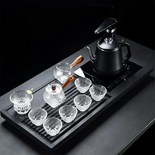 High-Grade Tea Pot Cup Set With Tray Elegant