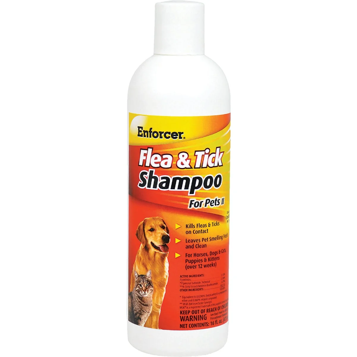 Proven Enforcer 16 Oz. Flea Tick Pet Shampoo Crafted