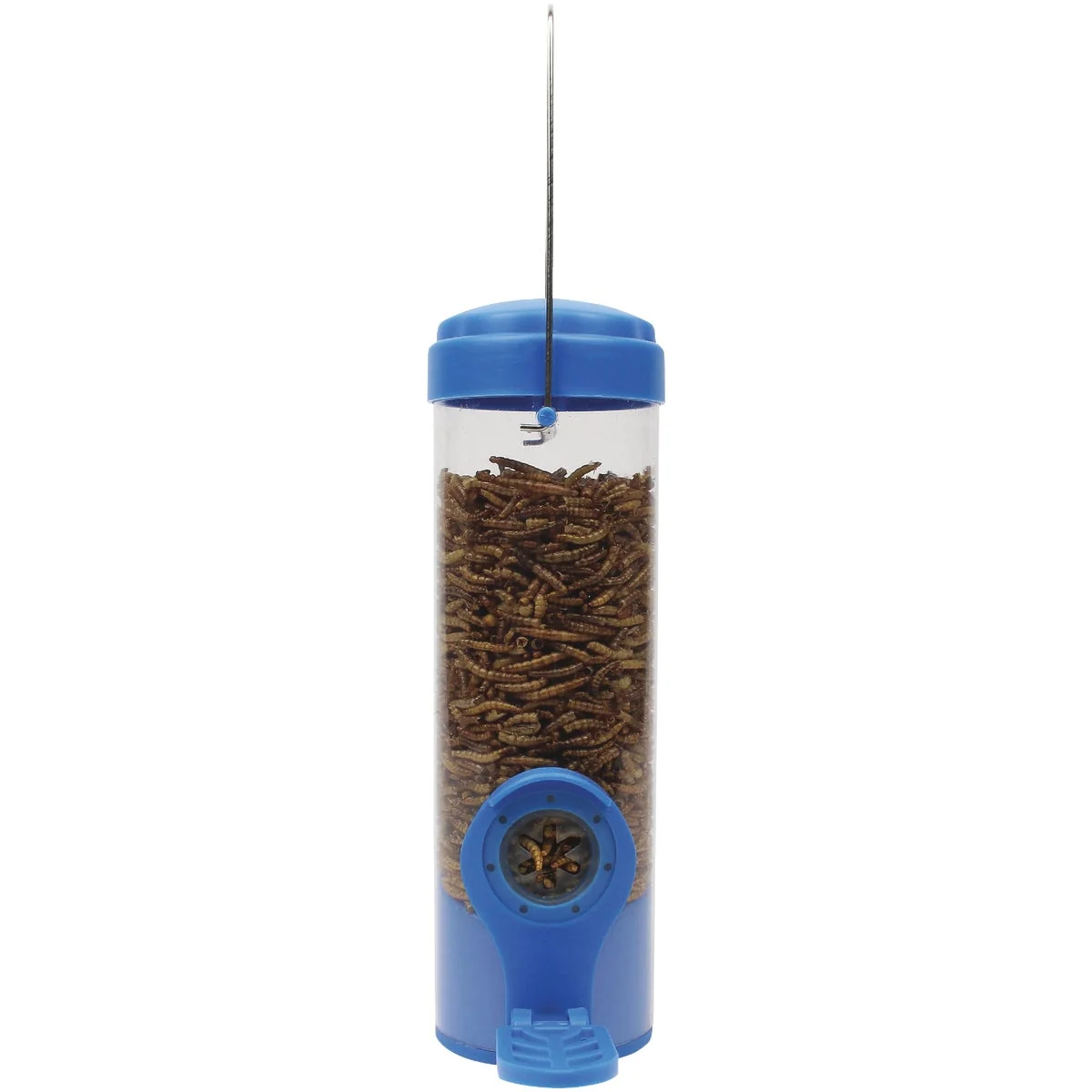Artisan Perky-Pet 3.5 Oz. Capacity Dried Mealworm Bird Feeder with Flexports Premium