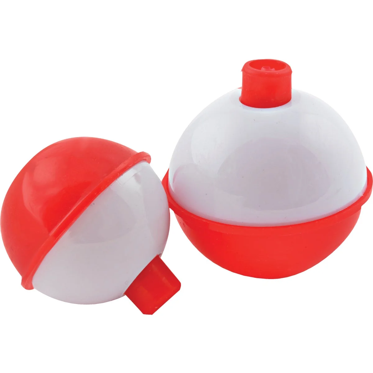 Exclusive SouthBend 1 In. Red White Push-Button Fishing Bobber Float 3-Pack Professional