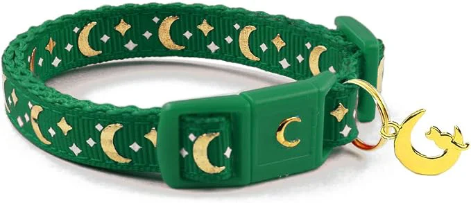 Soft waaag Cat Collars Safety Breakaway Cat Collar Glow in The Dark Reliable