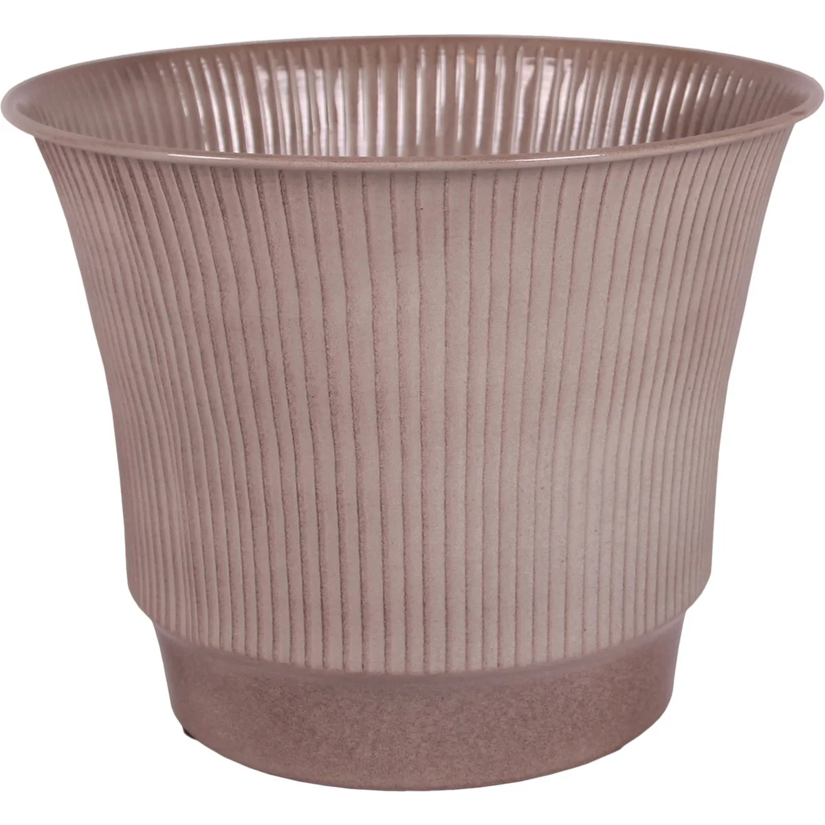 Easy-to-Use Robert Allen Madison 6.75 In. x 8 In. x 8 In. Ironstone Metal Latte Planter Effective