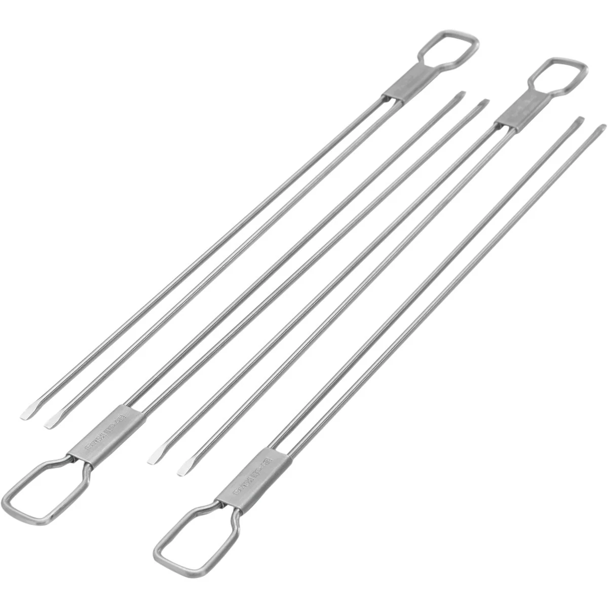 Unique Broil King 12 In. Stainless Steel Dual Prong Skewer 4-Pack Sophisticated