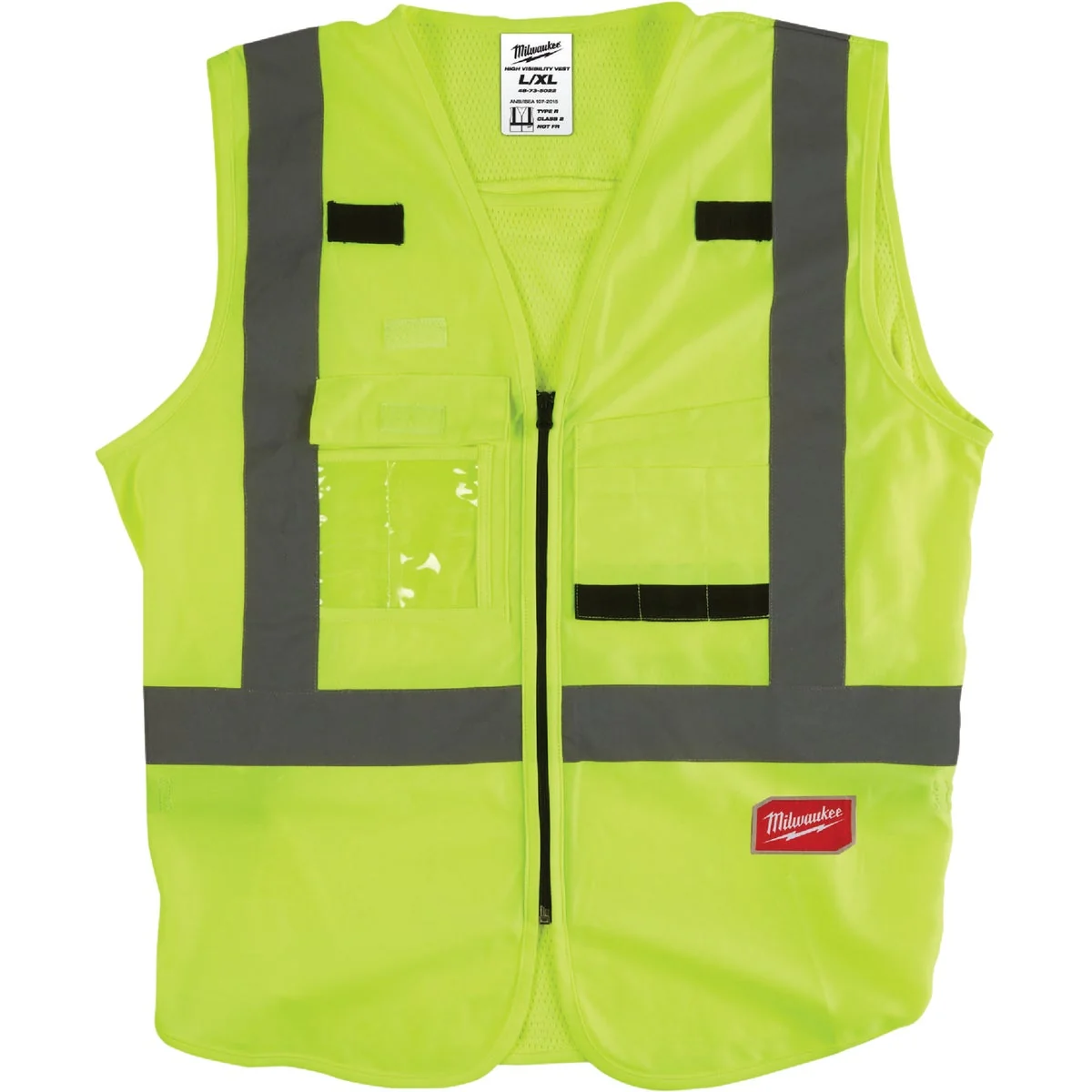 Prestigious Milwaukee ANSI Class 2 Hi Vis Yellow Safety Vest Large XL Reliable