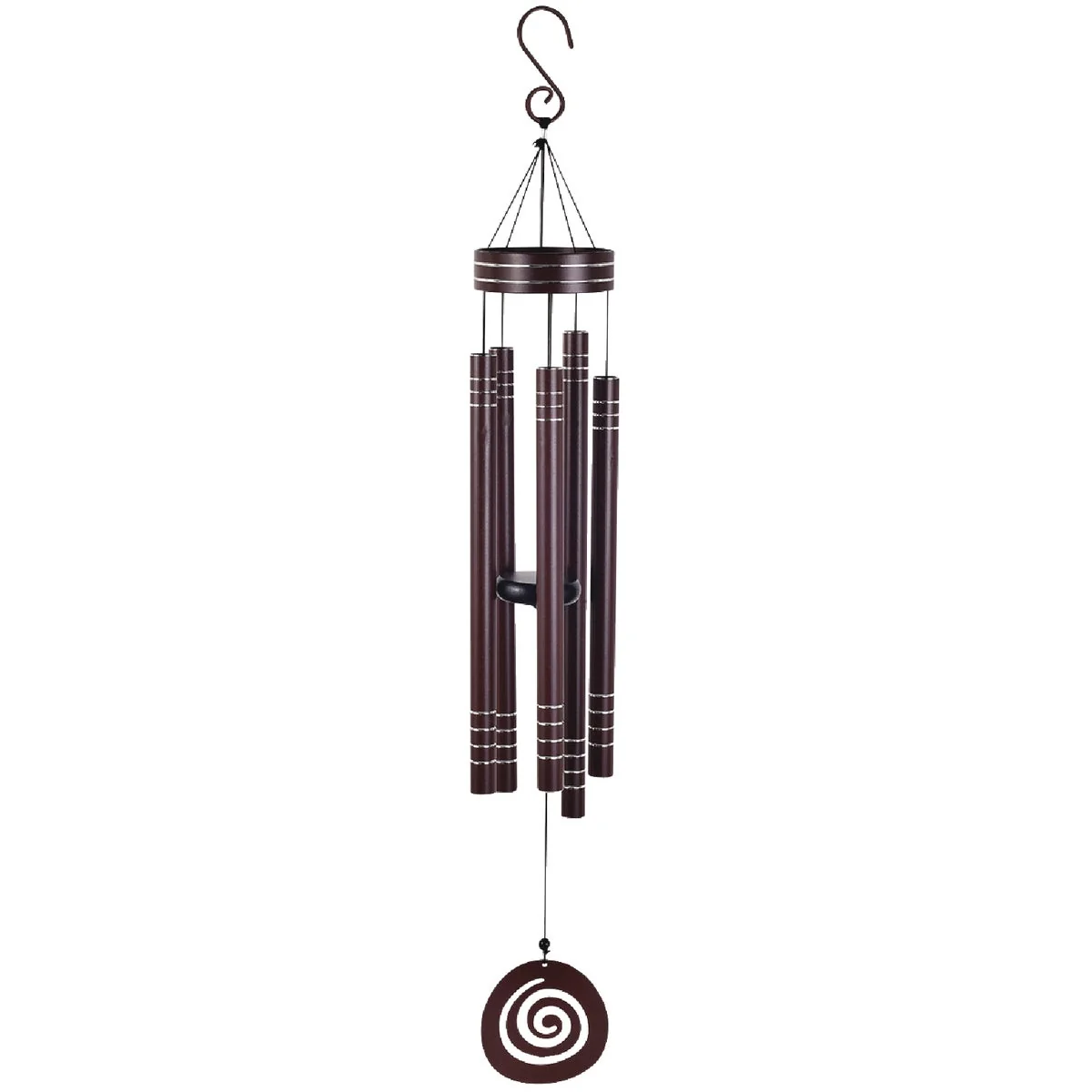 Effective Sunset Vista Designs Vista Classics Galaxy 41 In. Brown Wind Chime Lightweight