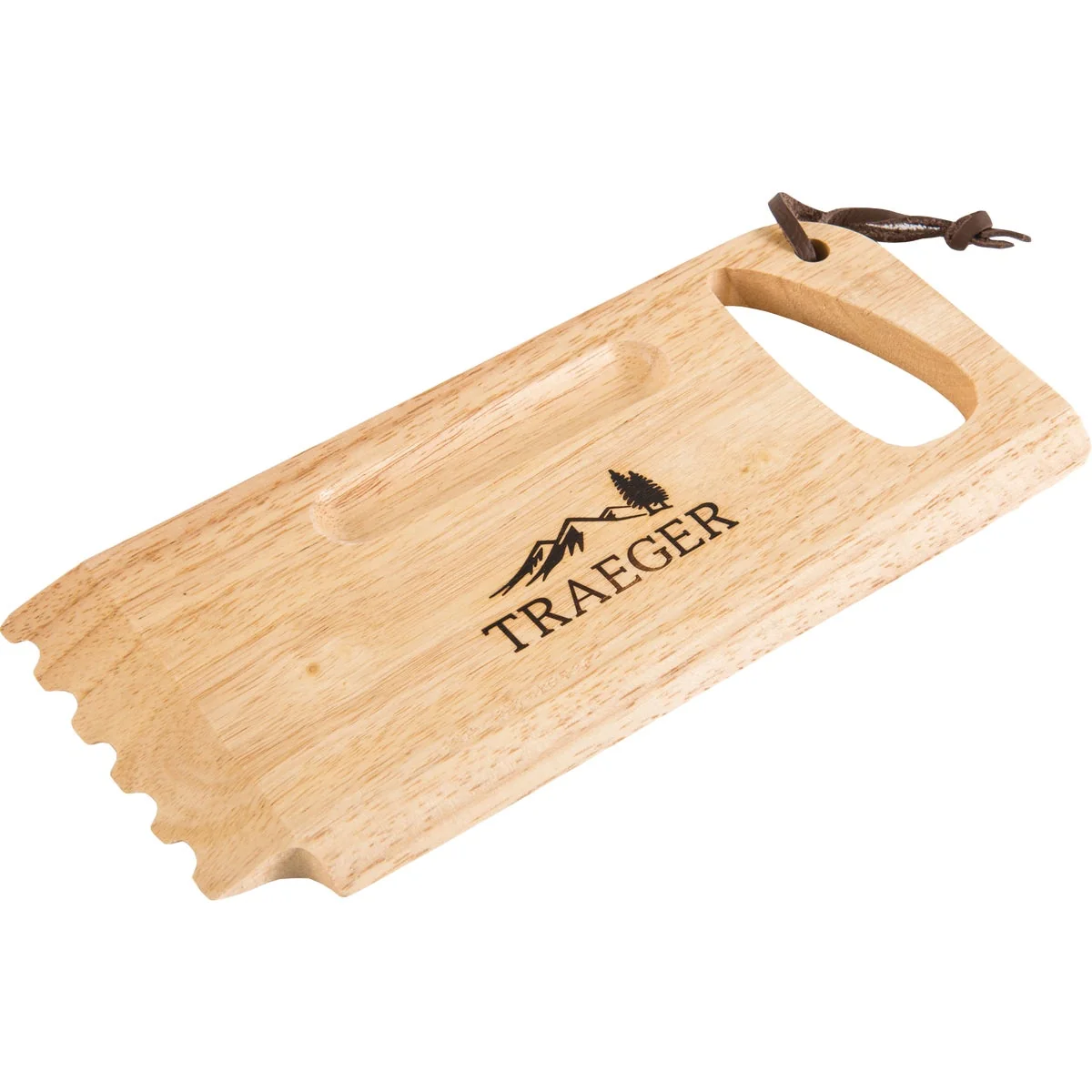 Durable Traeger 4.7 In. W. x 10.6 In. L. Solid Hardwood Grill Scraper Enhanced