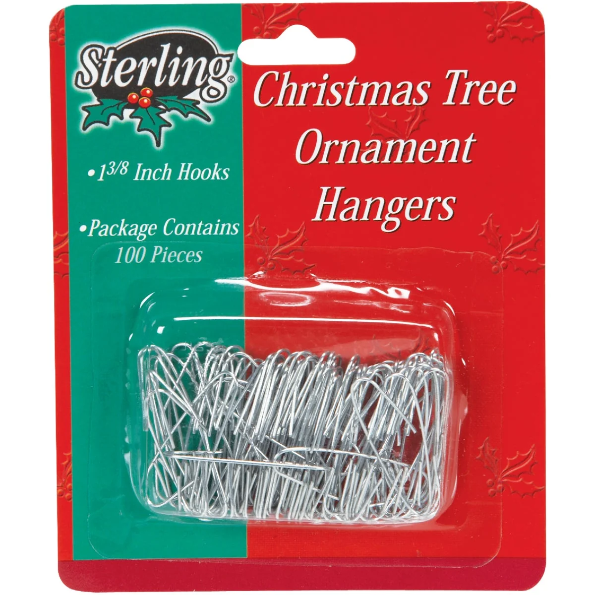 Fine Crafted Sterling 1-3 8 In. Silver Christmas Ornament Hooks Refined