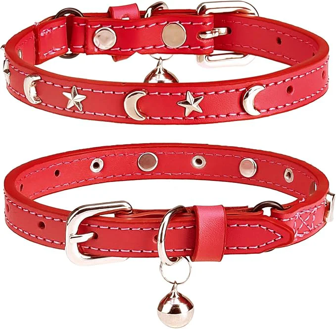 Trusted Leather Cat Collars for Boy Girl Cats Optimized