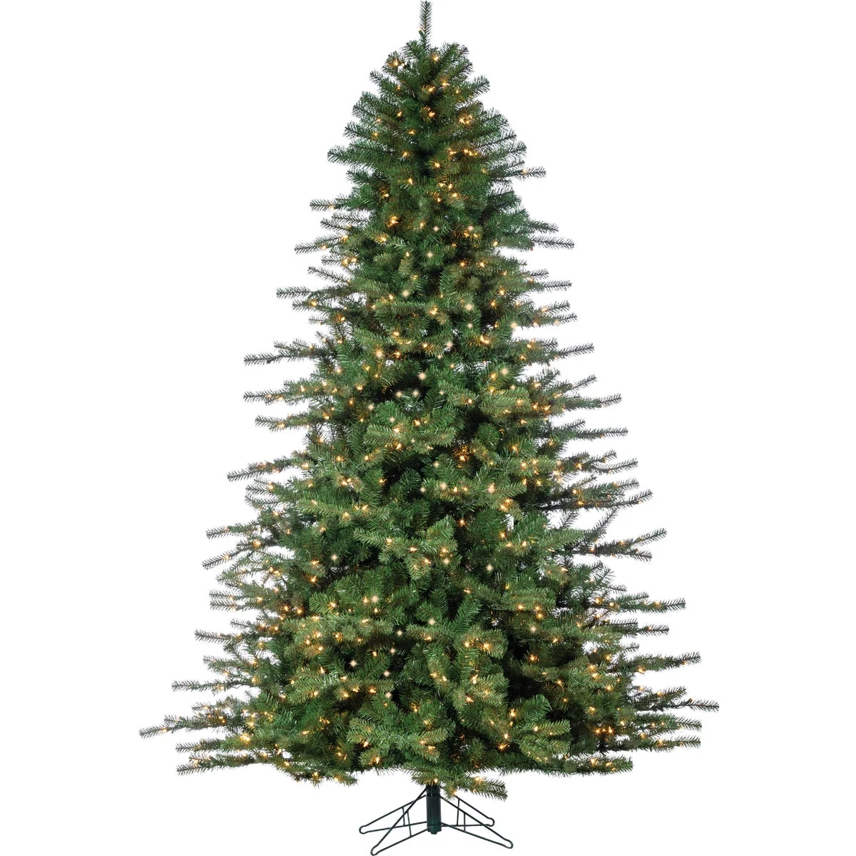 Top-Quality Sterling 7.5 Ft. New Layered Highland Pine 1000-Bulb Clear Incandescent Prelit Artificial Christmas Tree Classic