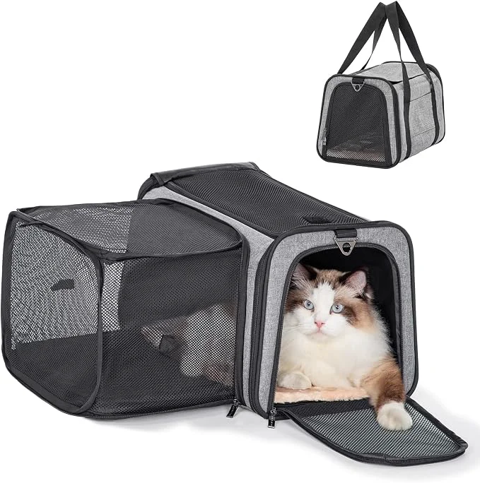 High-End Petsfit Cat Carrier Airline Pet Privacy Protection Fit Dependable