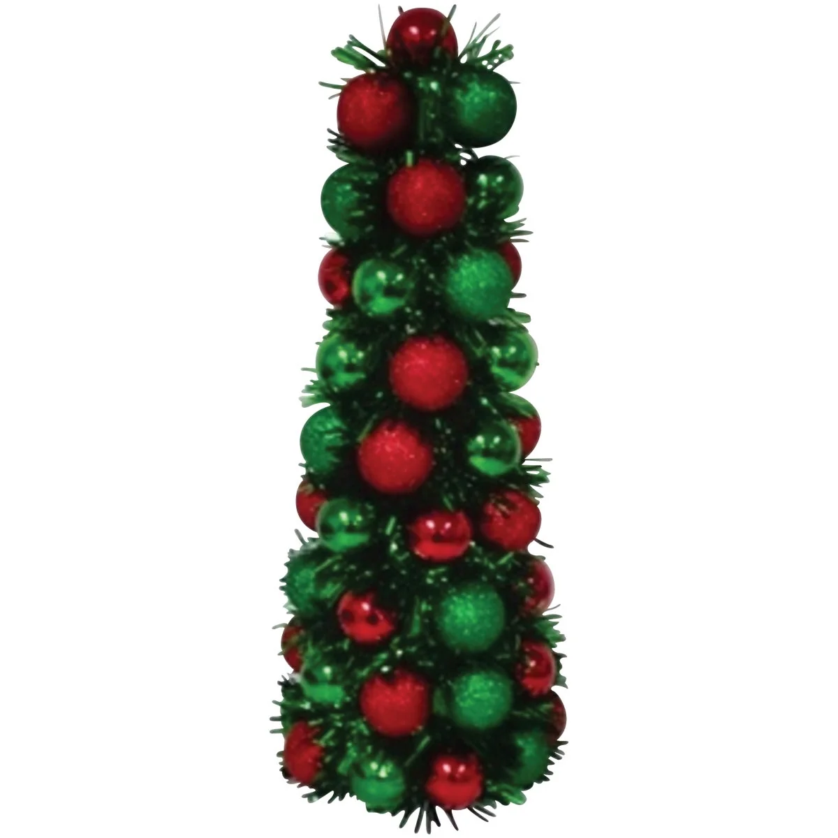 Recyclable Youngcraft 17 In. Red Green Shatterproof Cone Specialty Tree Quality