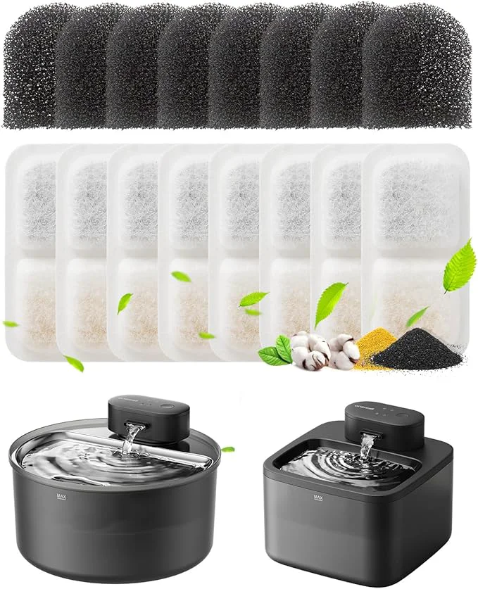 Casual oneisall 8 Filters for Cat Water Fountain PW13 PW14 4 Months Set Original