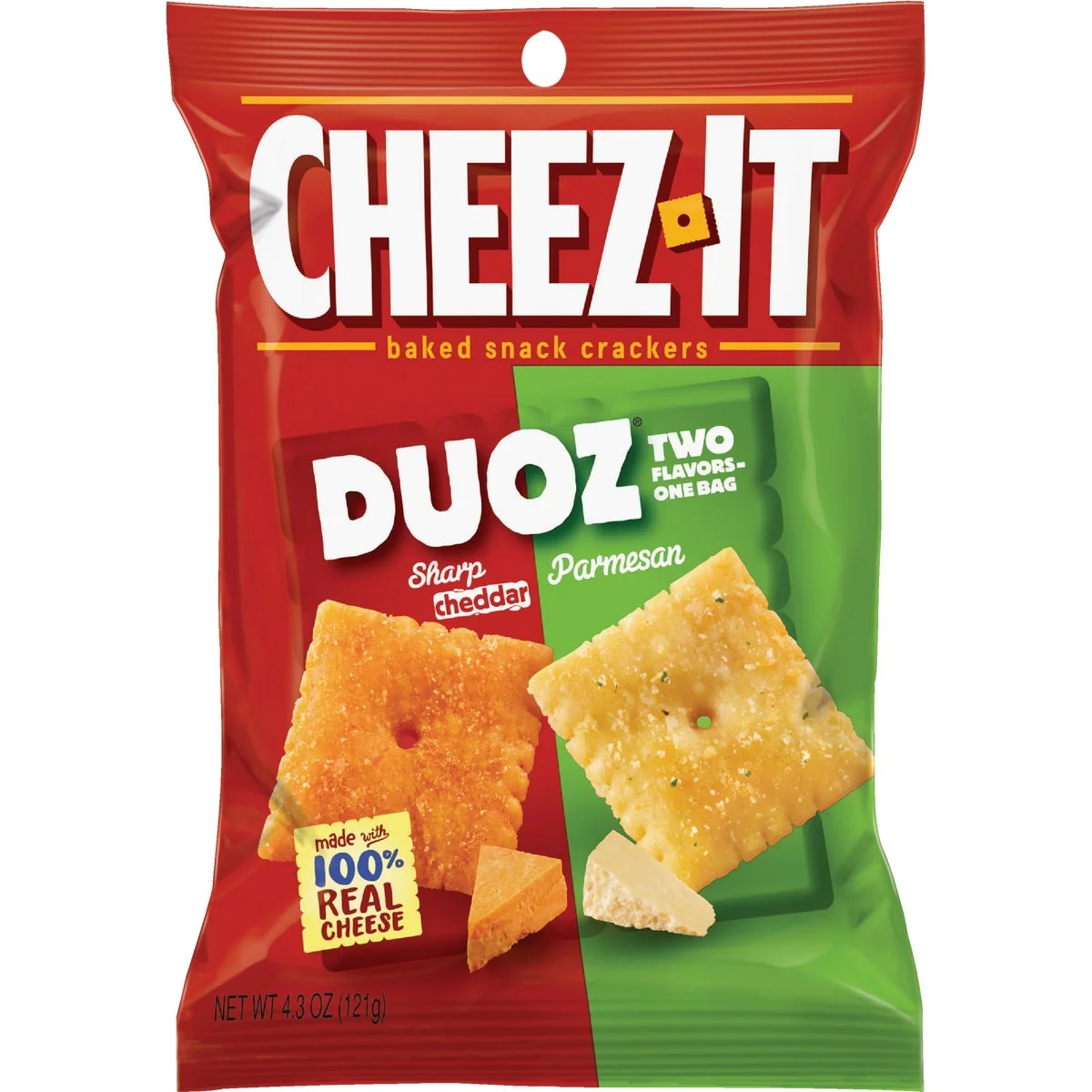 Healthy Cheez-it 4.3 Oz. Duoz Sharp Cheddar Parmesan Crackers Functional