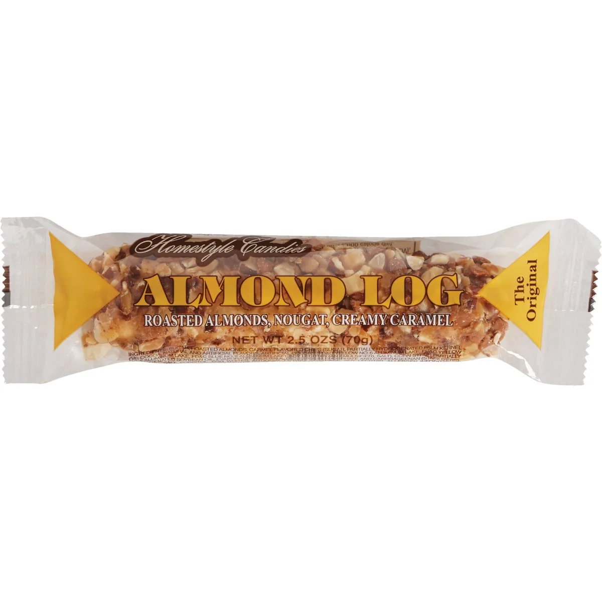 Breathable Crown 2.5 Oz. Almond Caramel Almond Log Premium Material