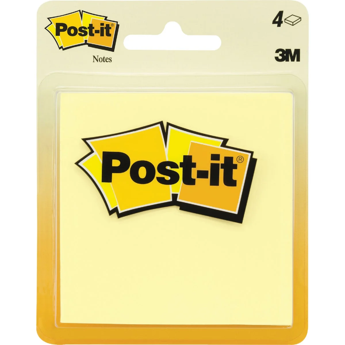 Fashionable Post-It 2-7 8 In. X 2-7 8 In. Yellow Self-Stick Note Pad 4-Pack Proven