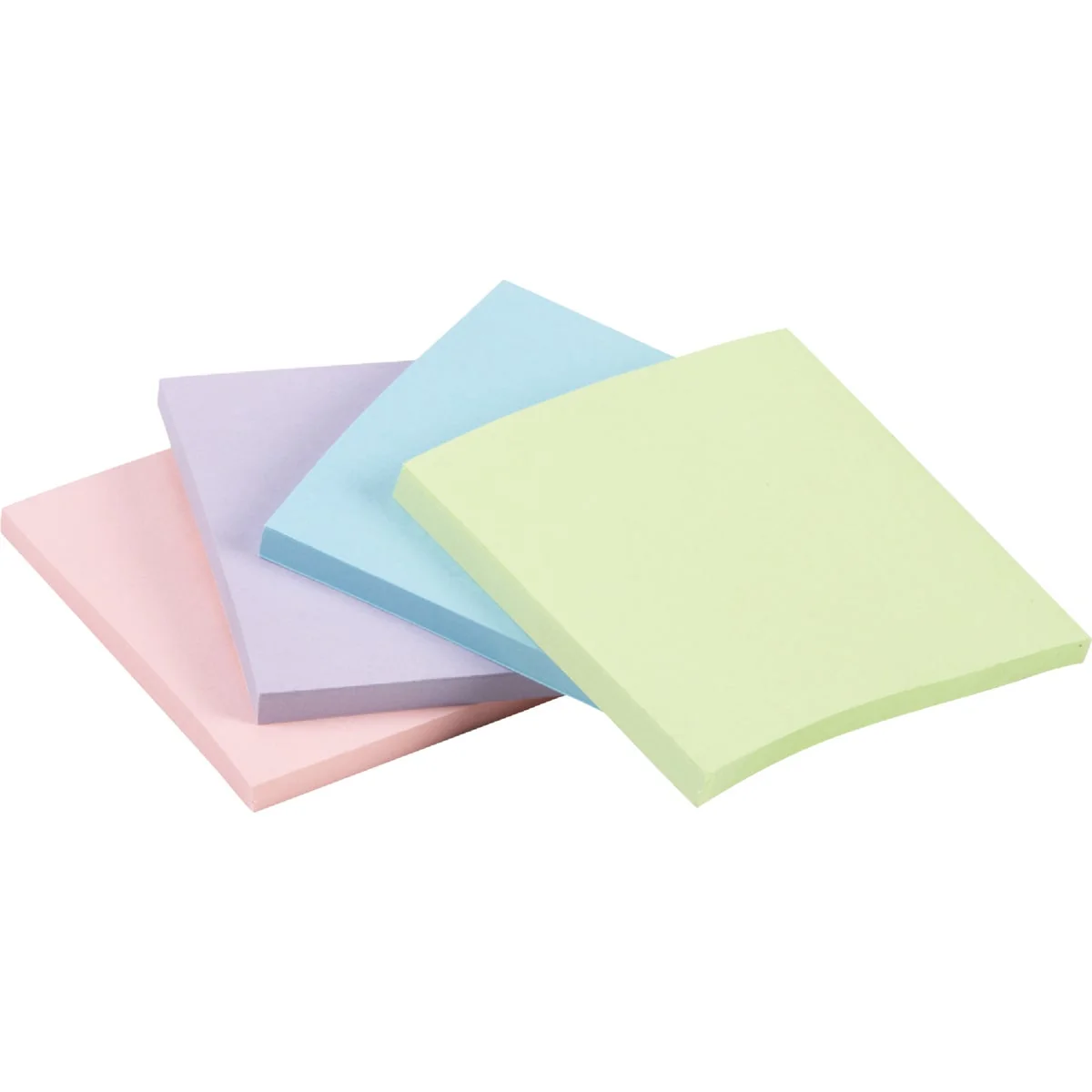 Modern Post-It 2-7 8 In. X 2-7 8 In. Assorted Colors Self-Stick Note Pad 4-Pack Refined