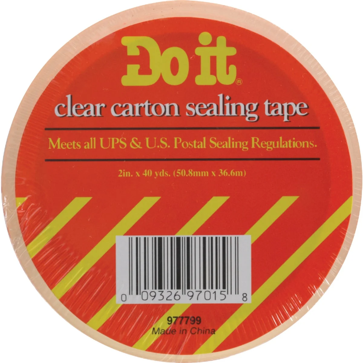 Expertly Made Do It 1.88 In. X 54.6 Yd. Clear Sealing Tape Elegant