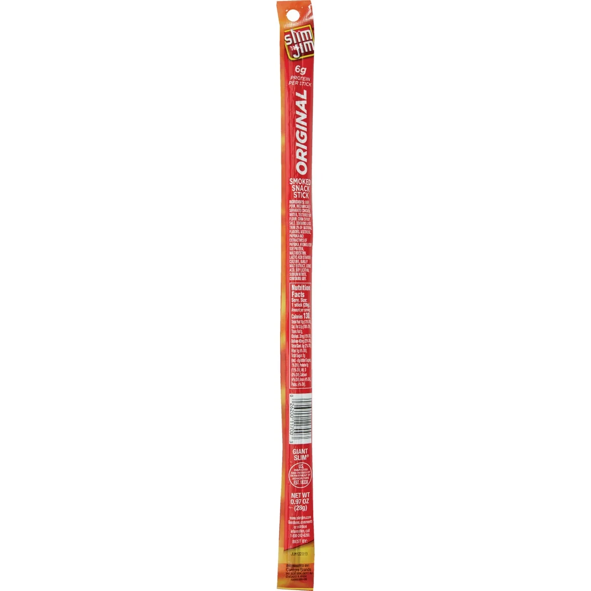 Contemporary Slim Jim Giant Slim Flavor 0.97 Oz. Beef Stick Outstanding