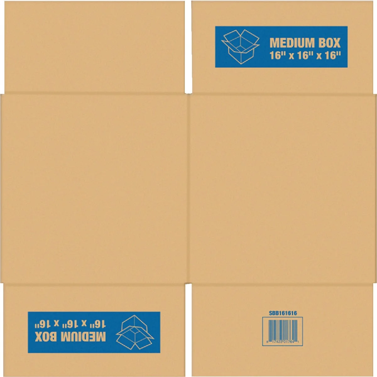 Breathable Square Built Medium Moving Box Authentic