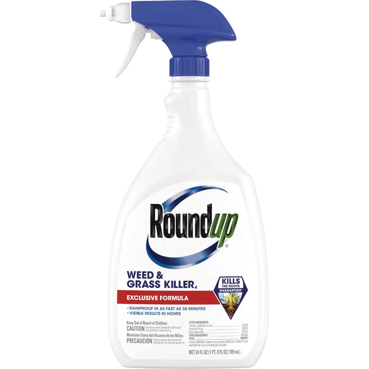 Fashionable Roundup 24 Oz. Exclusive Formula Trigger Spray Weed Grass Killer Smooth