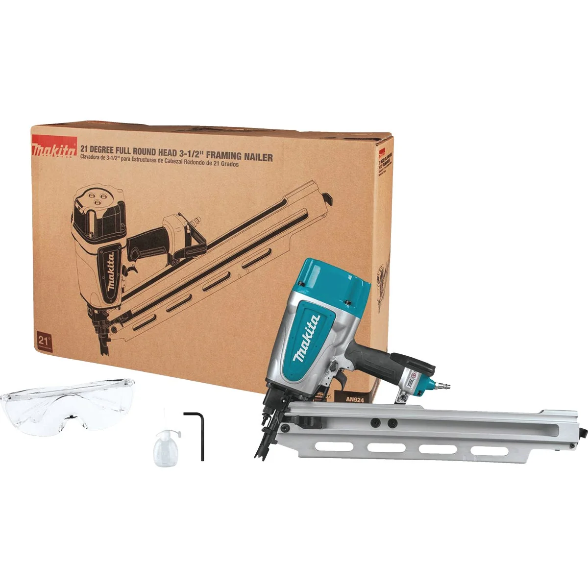 Sustainable Makita 21 Degree 3-1 2 In. Plastic Collated Framing Nailer Original