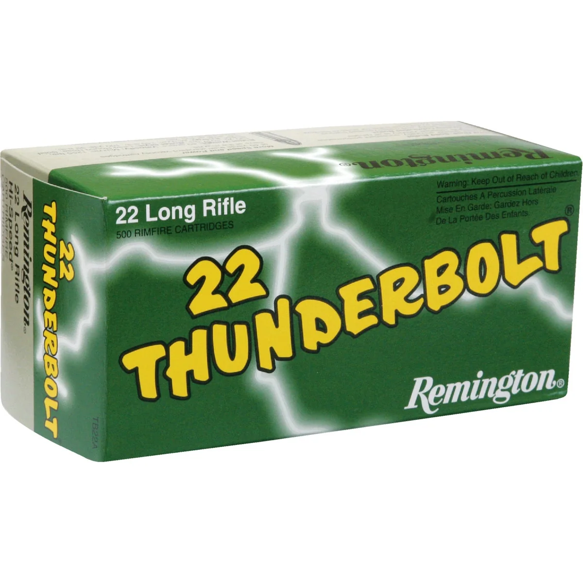 Refined Remington 22 Thunderbolt .22 LR 40 Grain Round Nose Rimfire Ammunition Cartridges Recyclable