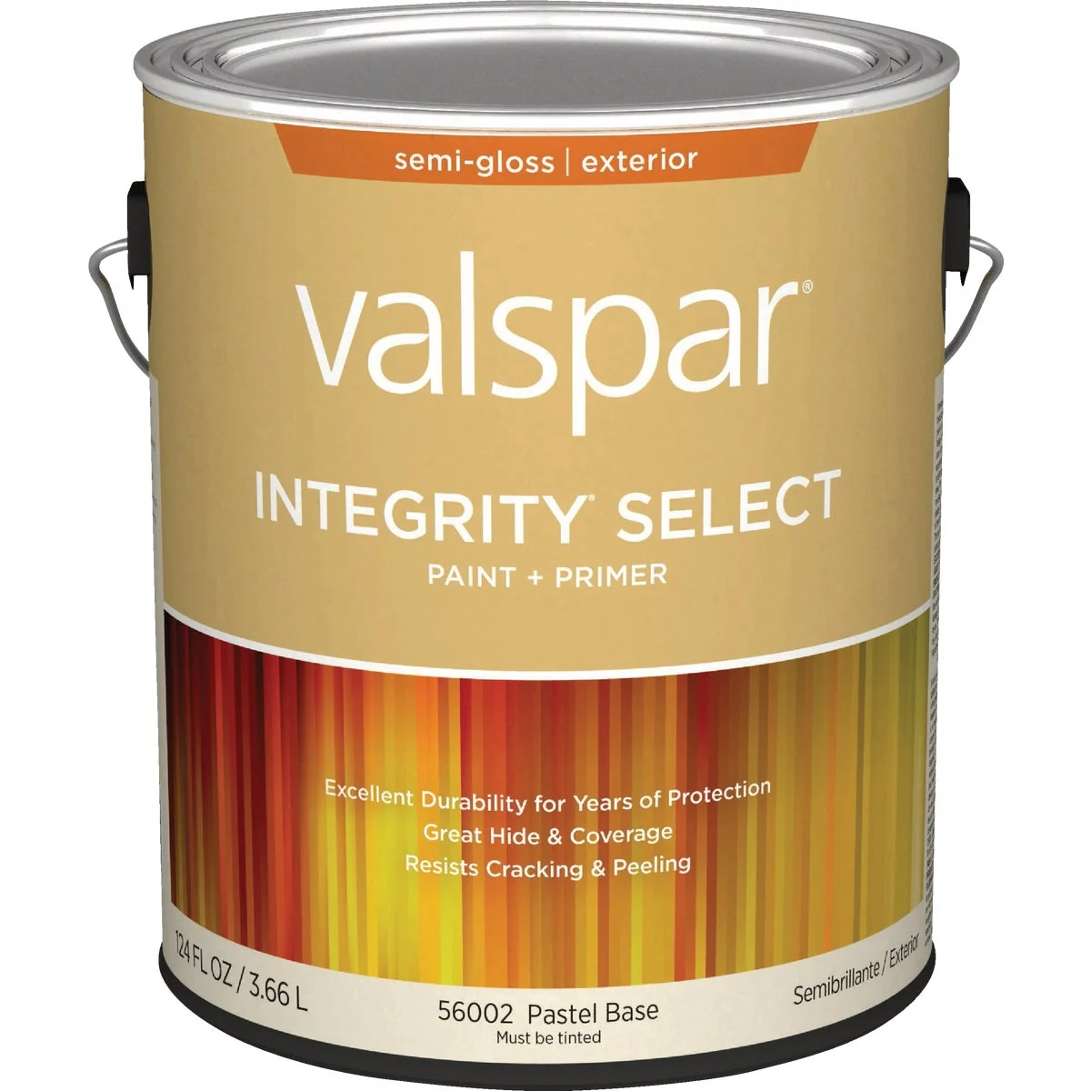 Sophisticated Valspar Integrity Select Semi-Gloss Paint Primer Exterior Paint Pastel Base 1 Gal. Refined
