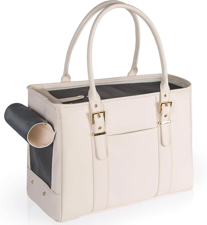 Professional Fashion Pet Carrier Dog Purse Cat Bag Soft-Sided Carriers Travel Airline High-Grade