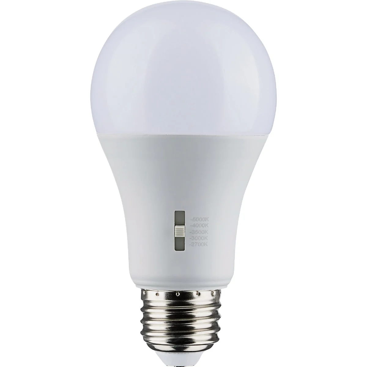 Genuine Satco 60W Equivalent 5CCT-Selectable A19 Dimmable Traditional LED Light Bulb Elite