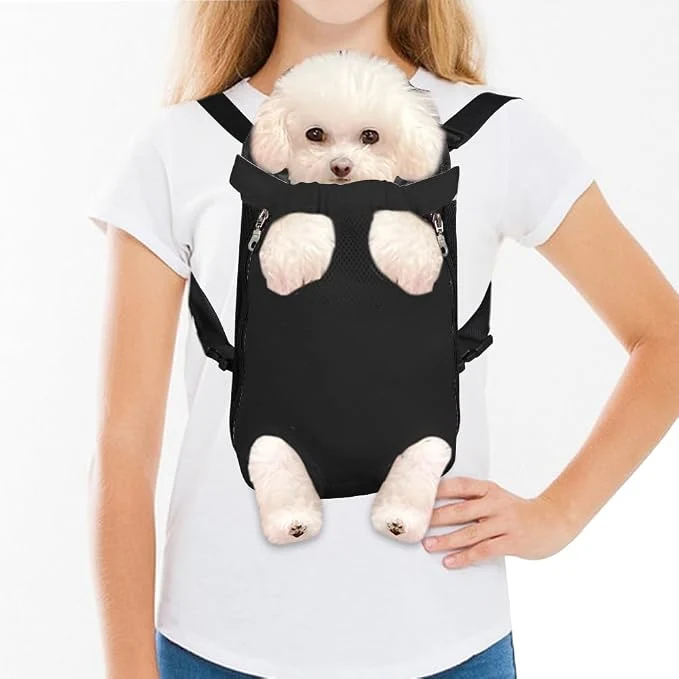 Crafted FEimaX Dog Carrier Backpack Pet Legs Out Front Cat Travel Bag Adjustable Puppy Professional