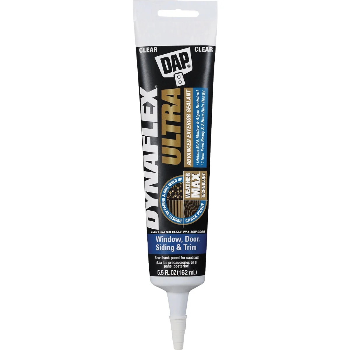 Unique Dap Dynaflex Ultra 5.5 Oz. Clear Advanced Exterior Sealant for Window Door Siding Elite